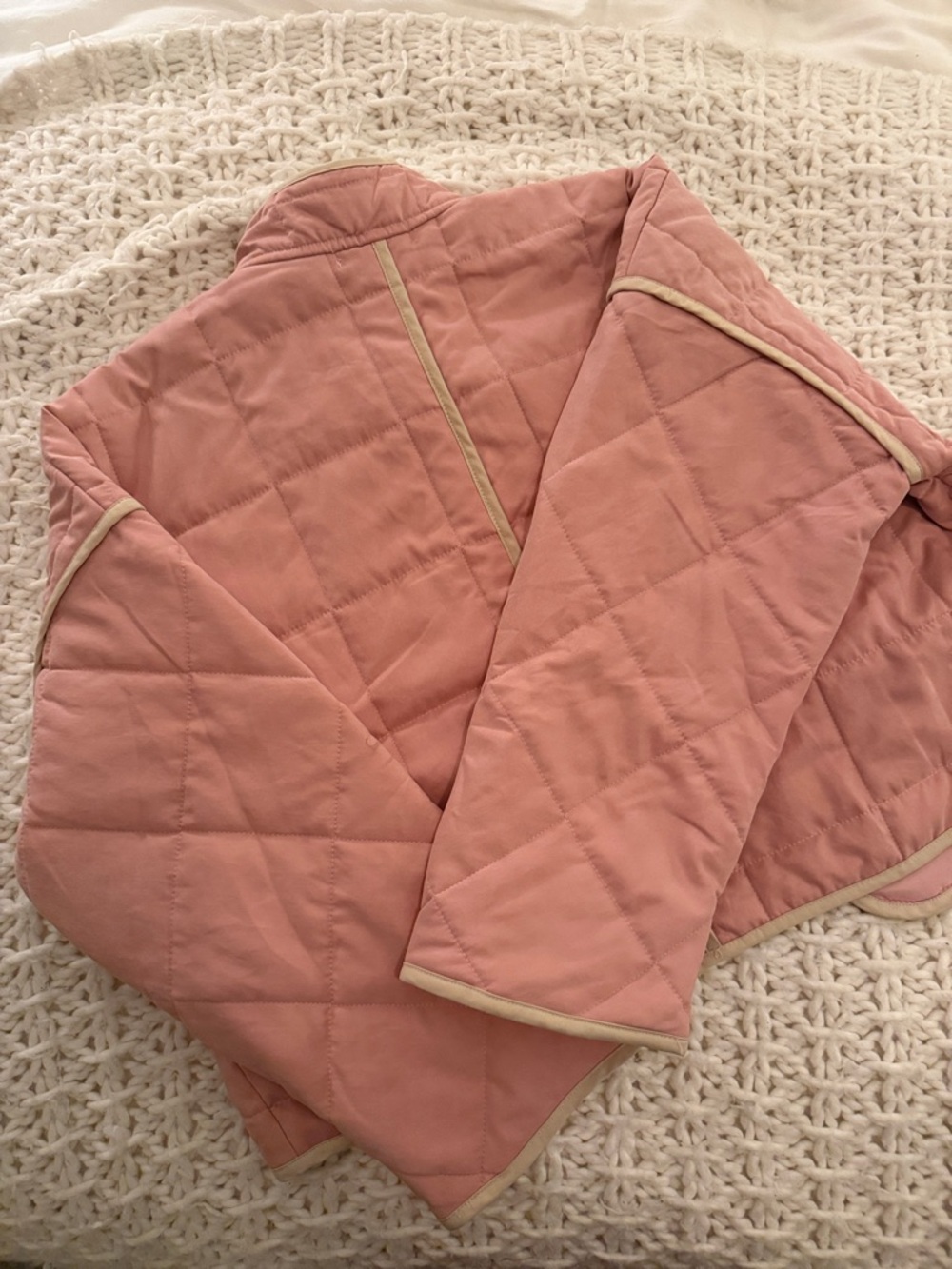 Pink quilted jacket - Picture 2 of 5